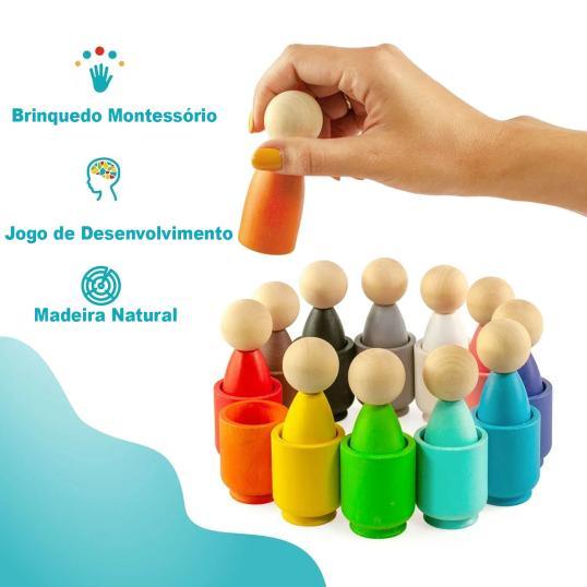 Conjunto de Bloquinhos Montessori