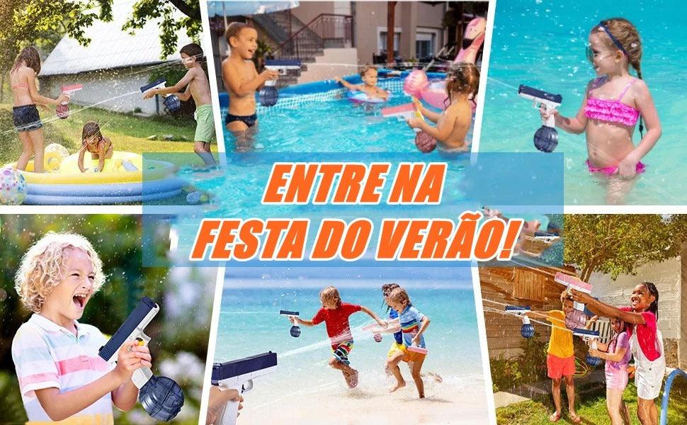 Pistolinha de Água Tiro Rápido - Diversão Garantida!