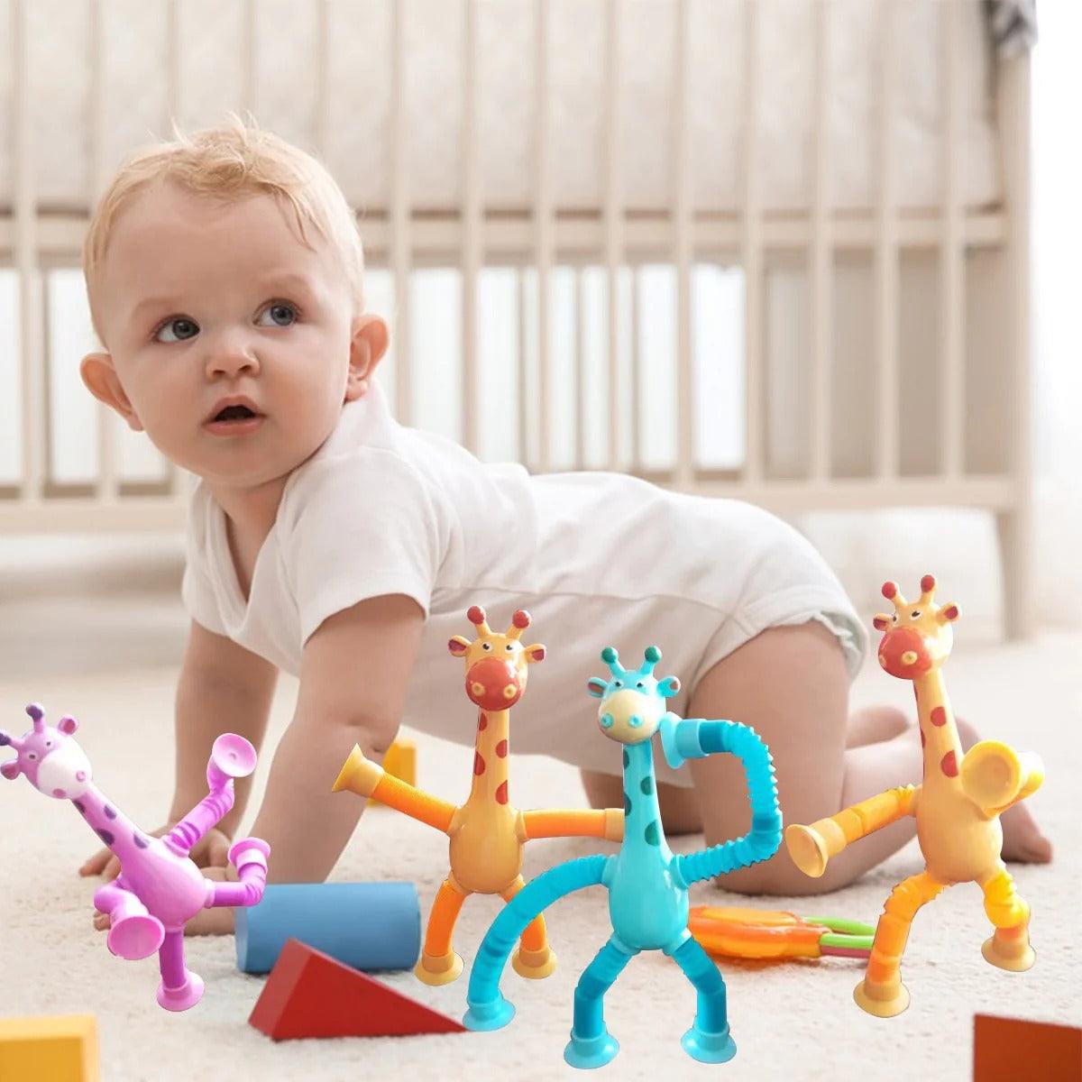 Kit com 4 Girafas Interativas - Dia das Crianças