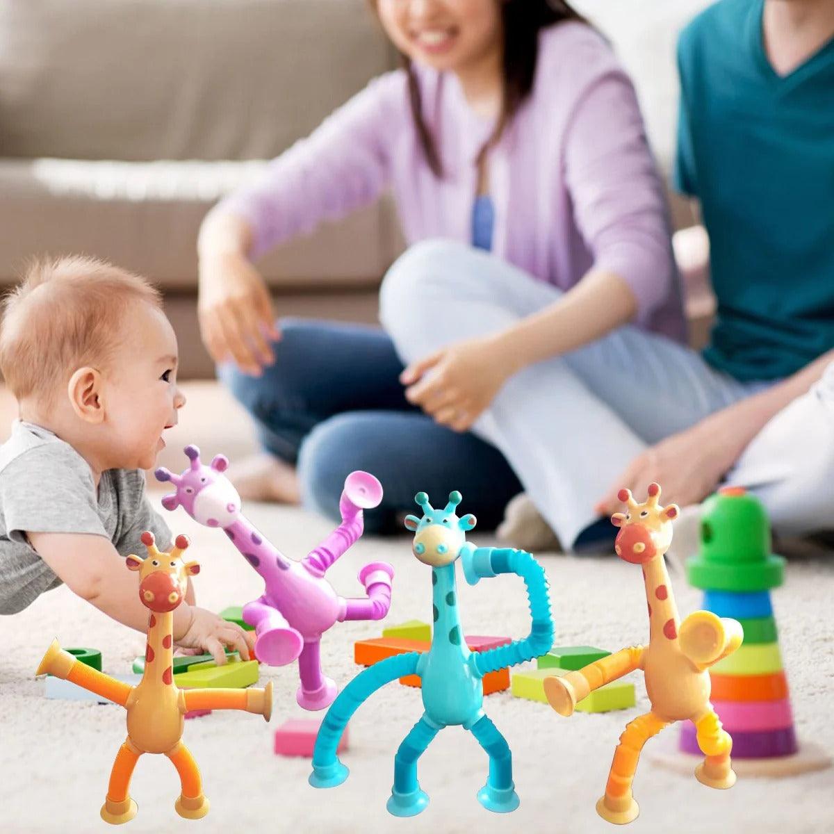 Kit com 4 Girafas Interativas - Dia das Crianças
