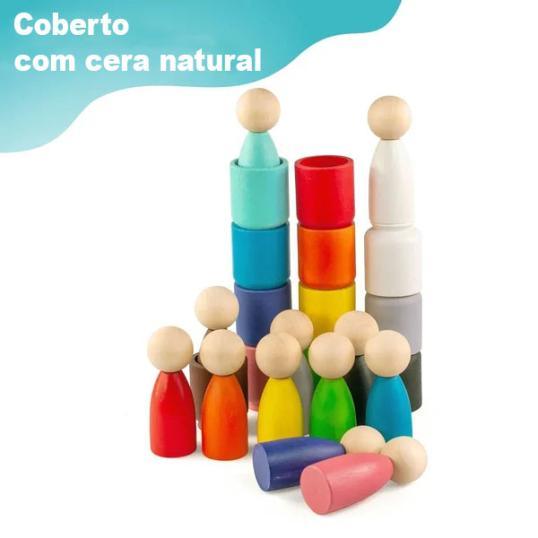 Conjunto de Bloquinhos Montessori