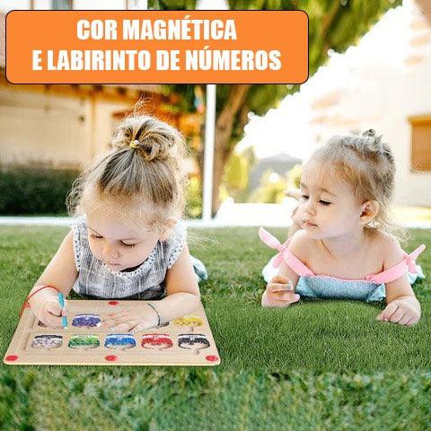 Labirinto Magnético de Cores e Números
