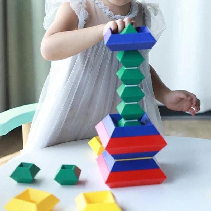 Pirâmides Empilhando Blocos