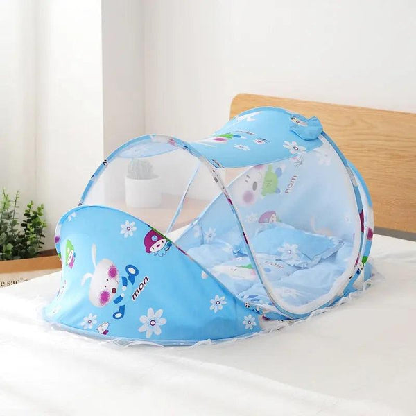 Berço Portátil com Mosqueteiro Bebê Atlantis