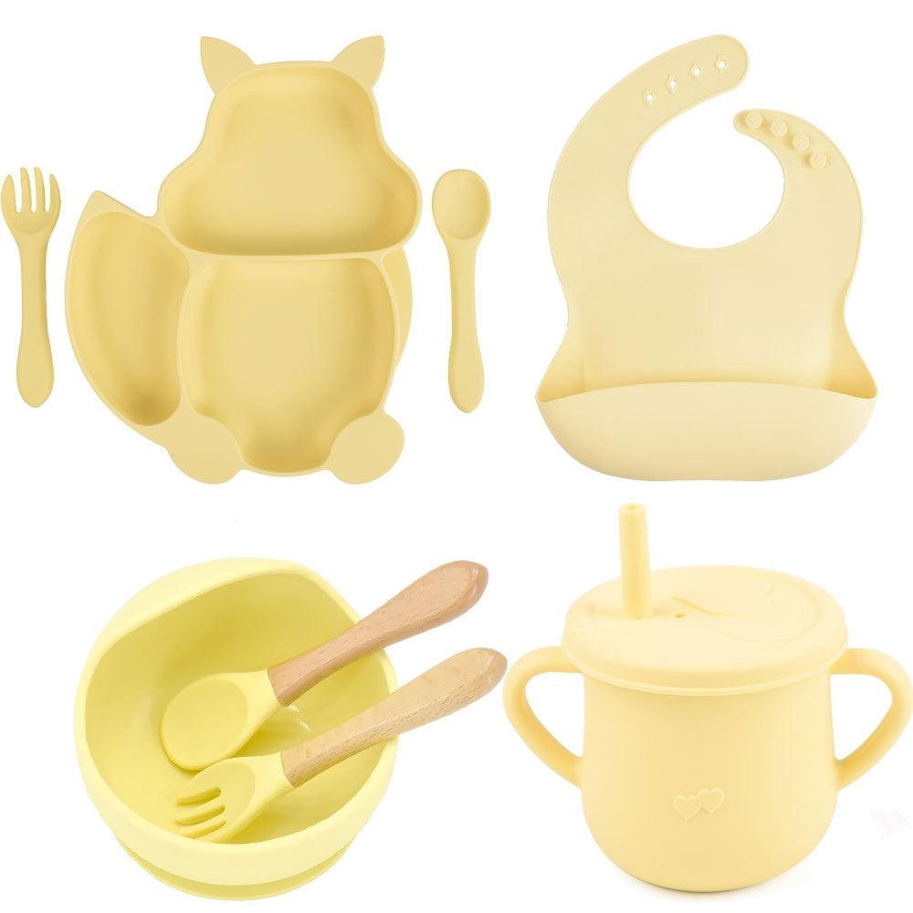 Kit Introdução Alimentar com 8 Peças em Silicone