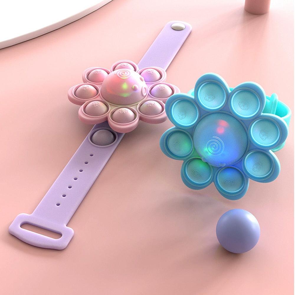 Relógio Giratório Infantil - Com LED