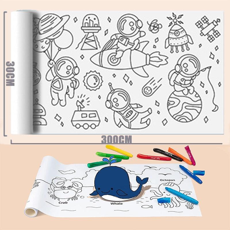 Rolinho de Desenhos Interativos