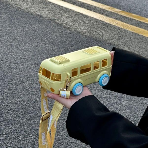 Copo Portátil em Formato de Ônibus