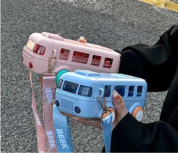 Copo Portátil em Formato de Ônibus