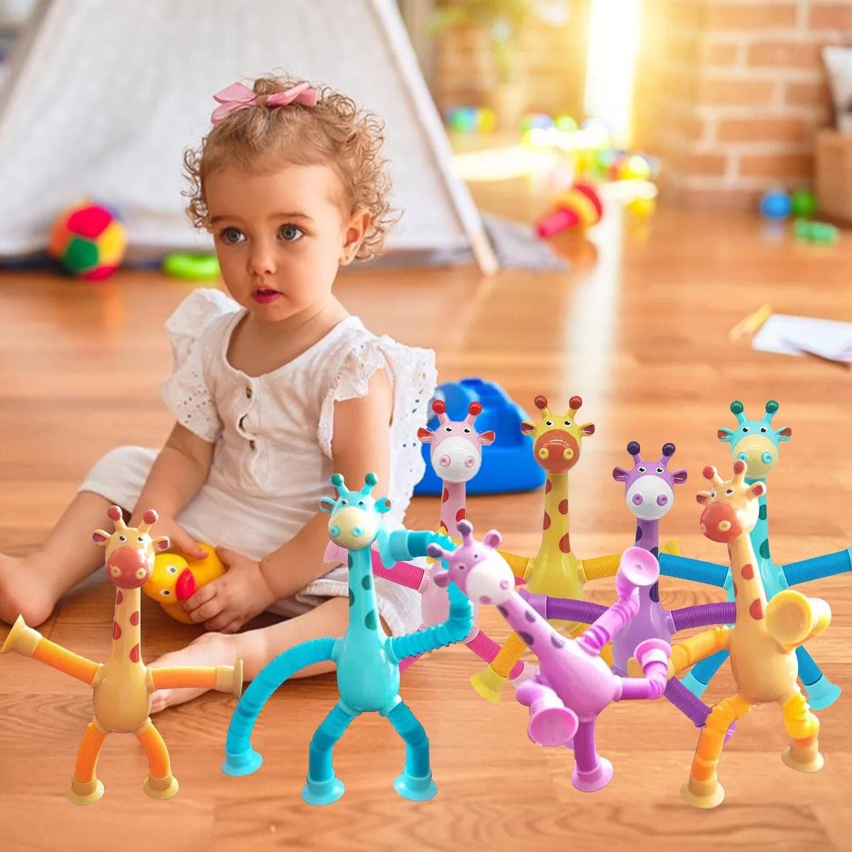 Kit com 4 Girafas Interativas - Dia das Crianças