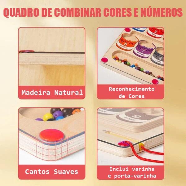 Labirinto Magnético de Cores e Números