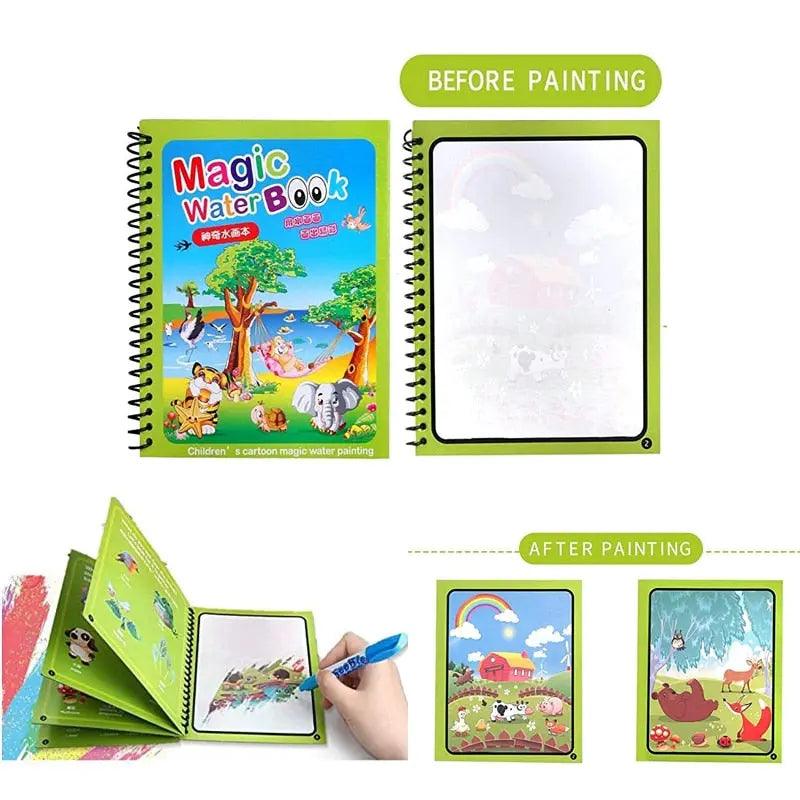 Livro Aquático Mágico Bebê Atlantis
