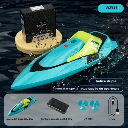 Mini Barco Rc 2.4G Sem Fio
